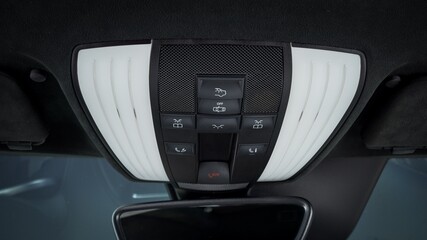 Map light in a car