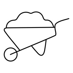 Modern design icon of mulch

