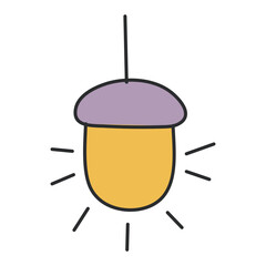 A modern design icon of ceiling lamp

