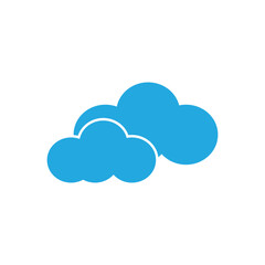Cloud logo vector template symbol deesign