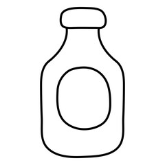 Creative design icon of Wine bottle

