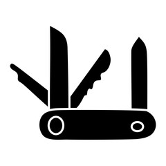 Creative design icon of pocket knife

 - obrazy, fototapety, plakaty