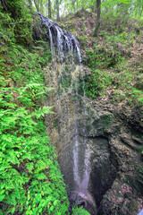 waterfall Falling Waters State Park sink hole green foliage