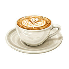 Coffee Cup  isolated on white background PNG transparent background.