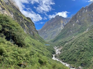 Fototapeta na wymiar Annapurna trek