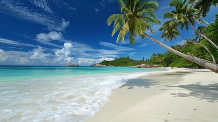 Anse Lazio Beach - Seychelles generative ai
