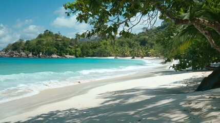 Anse Lazio Beach - Seychelles generative ai