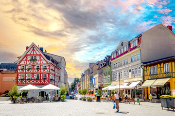 Altstadt, Meiningen, Deutschland  - obrazy, fototapety, plakaty