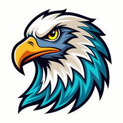 Minimalist eagle hand drown logo icon element vector graphic sign symbol clipart vector illustration