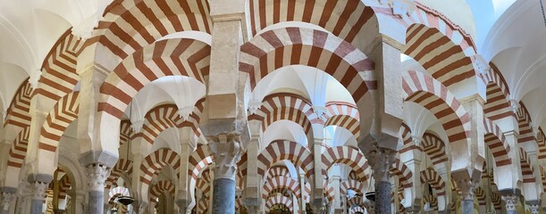 columns and archs mosque-cathedral of Cordoba 2