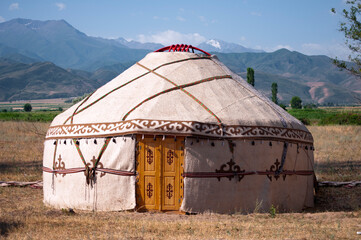 Yurt. National old house of the peoples of Kyrgyzstan