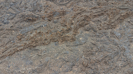 volcanic stone texture from drone on the island of El Hierro, Canary Islands