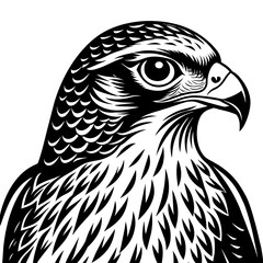 hawk silhouette vector illustration svg file
