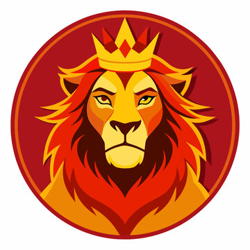 recommend clip art: Lion mascot logo icon element vector graphic sign symbol clipart vector illustration