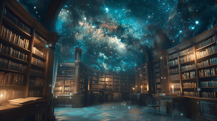 Behold a cosmic library of knowledge 