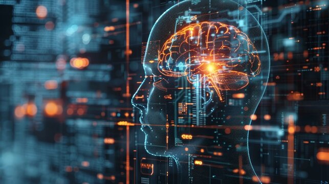 AI and nuclear energy synergy, showcasing industry-changing innovations, close-up view, in 4k