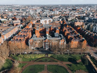 Views of Dublin, Ireland by Drone