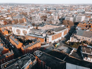 Views of Dublin, Ireland by Drone