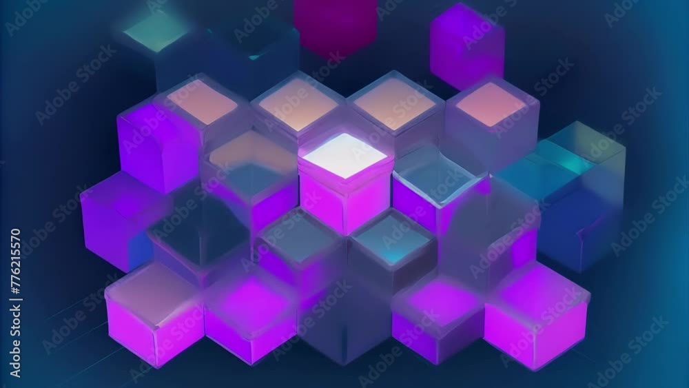 Aufkleber A grid of fading hexagons creates an optical illusion as if the shapes are constantly shifting and changing.