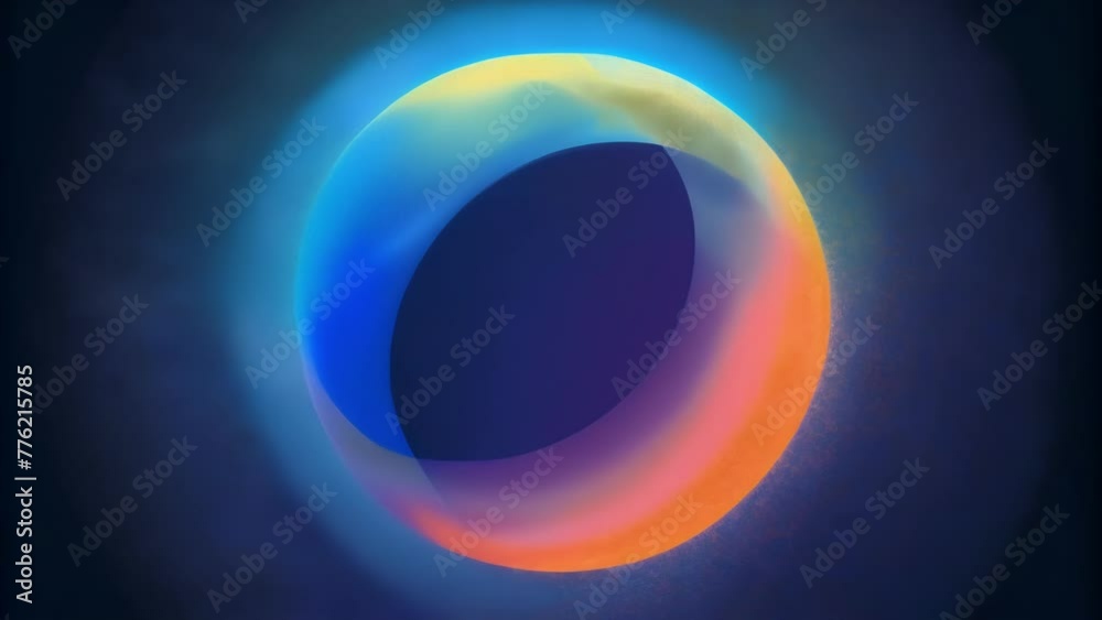 Aufkleber gradual blending of colors evoking the gradual transition from light to dark during an annular solar