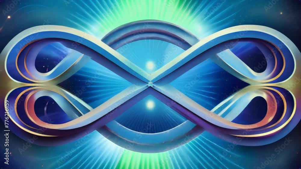 Leinwandbilder A fractal of mirrored patterns suggesting the infinity and complexity of parallel dimensions beyond our comprehension.