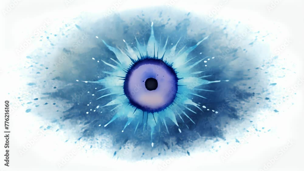 Poster a burst of energy captured in bursts of splattered ink frozen in time on a white canvas.