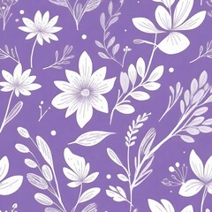 Leaves Pattern Endless Background Seamless design