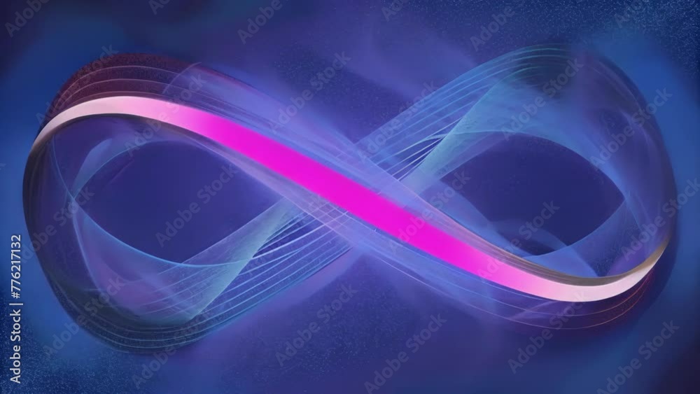Fototapete A linear flow of intersecting lines that resembles a delicate dance with each line gracefully crossing over the others.