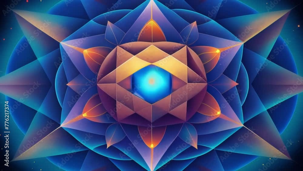 Aufkleber From one angle a kaleidoscopic vision may appear chaotic but from another it reveals a stunning harmony and balance.