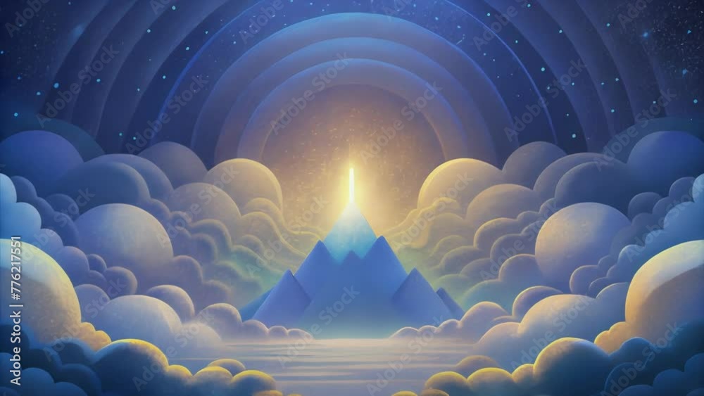 Poster a transcendent display as if the heavens have od up to reveal their dazzling secrets.