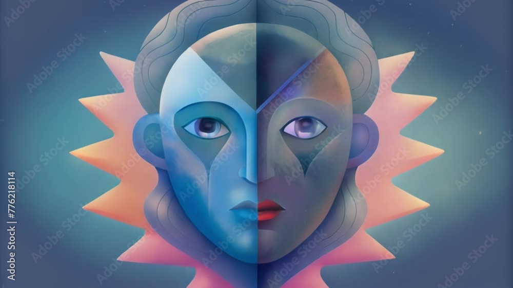 Poster Asymmetrical artistry defies expectations and embraces imperfection resulting in a compelling and unique visual experience.