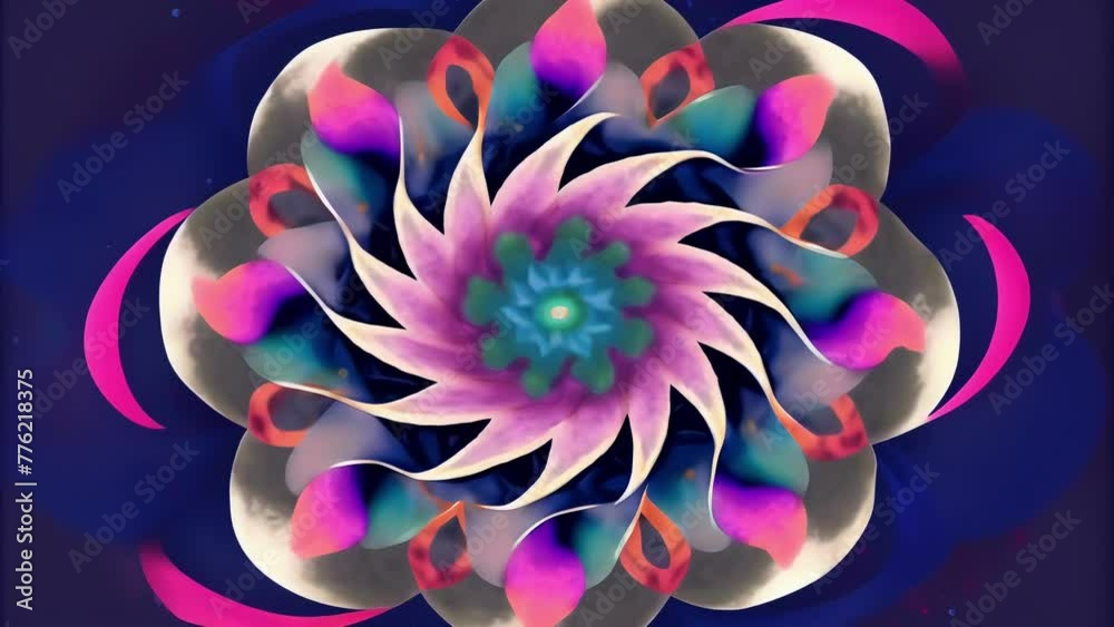 Poster A fluid dance of scribbles evolving and transforming in a kaleidoscope of colors and shapes each one unique and mesmerizing.