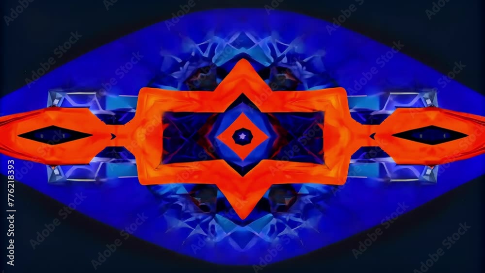 Aufkleber A fragmented and distorted interpretation of audio signals with fragmented lines and shapes creating an abstract and distorted representation.