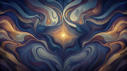 With each brushstroke Marbled Majesty reveals a new facet of its intricate design inviting the viewer to get lost in its depths.