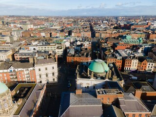 Views of Dublin, Ireland by Drone