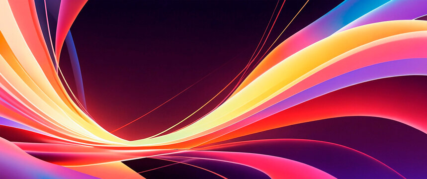 Wide screen abstract waves wallpappers