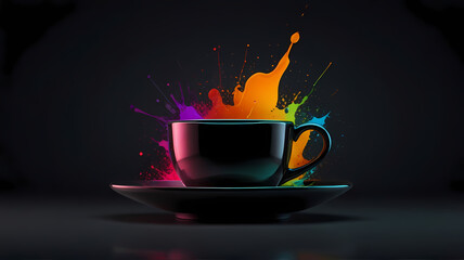 Code Overflow: Creative Chaos Fuels the Developer Mind (Abstract Background)