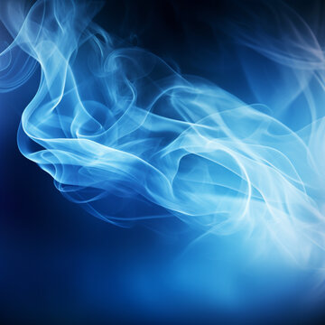 blue smoke background