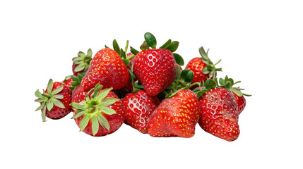 red strawberry transparent background
