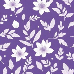 Leaves Pattern Endless Background Seamless design