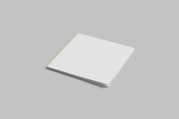 Blank Spiral Notebook 