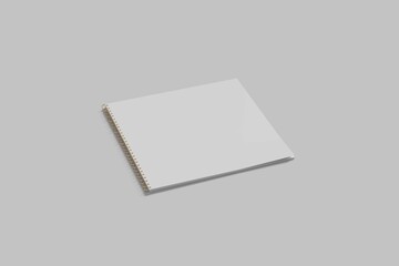 Blank Spiral Notebook 