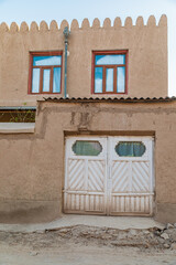 An adobe home in Khiva. - 776224793