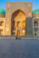 The Mir-i-Arab Madrasa in Bukhara. - 776225933