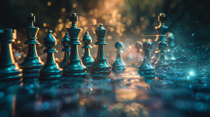 pieces on the quantum chessboard