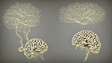 brain and tree