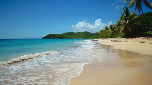 Flamenco Beach - Puerto Rico generative ai