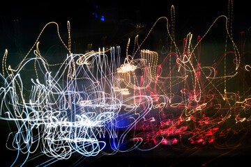 City lights abstract