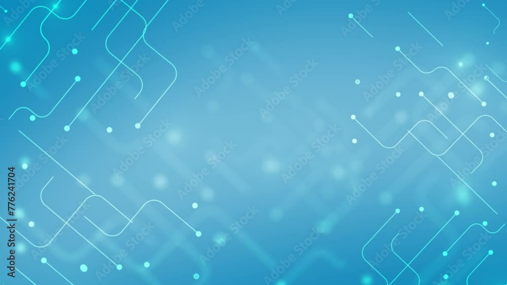 Wall mural circuit background big data technology and data science abstract background. data scientist querying