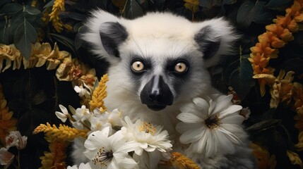 Fototapeta premium ring lemur